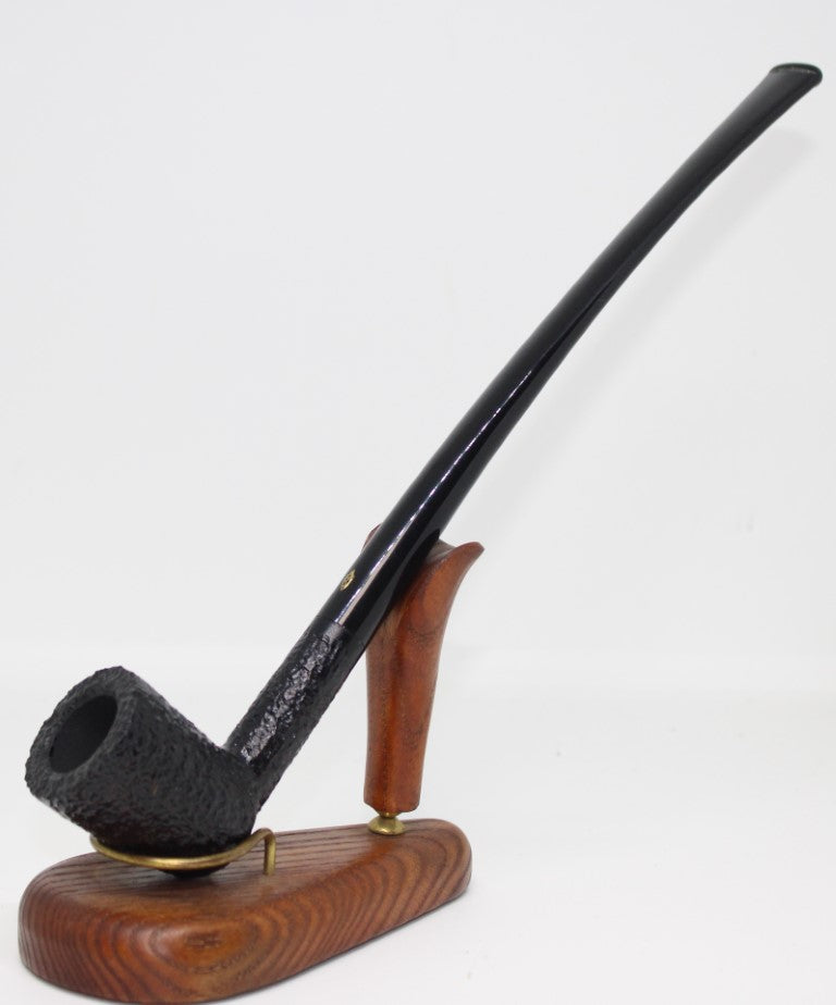 Savinelli Churchwarden Black 401 Rusticated Pipe