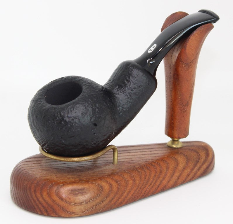 Chacom Reverse Calabash Black Sandblasted Pipe