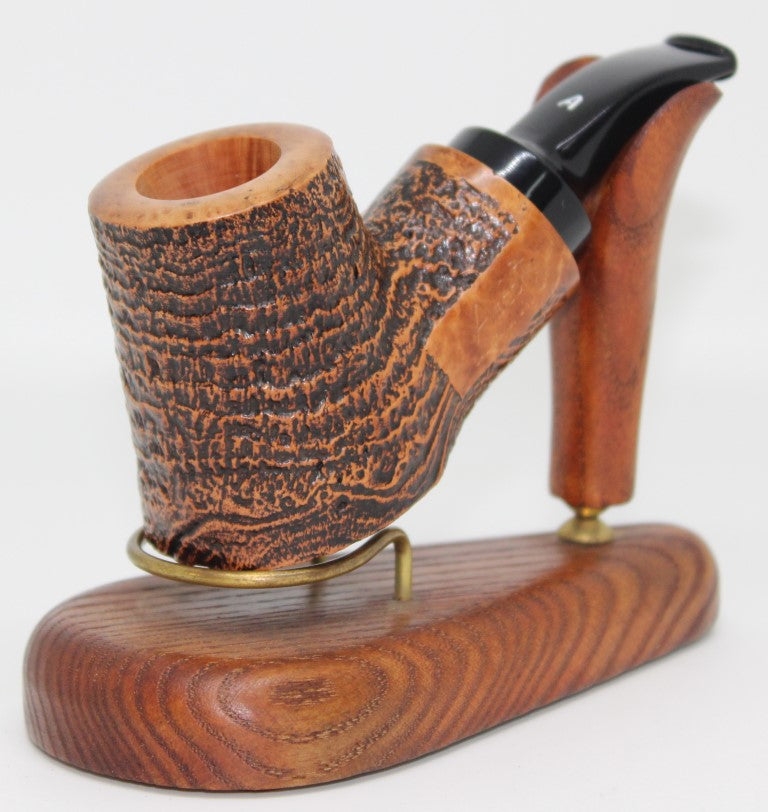 Ascorti Cool Striata No. 3050 Stubby Partial Sandblasted Pipe