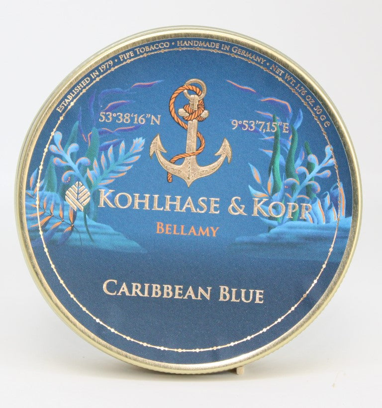 Caribbean Blue Bellamy oz Tin