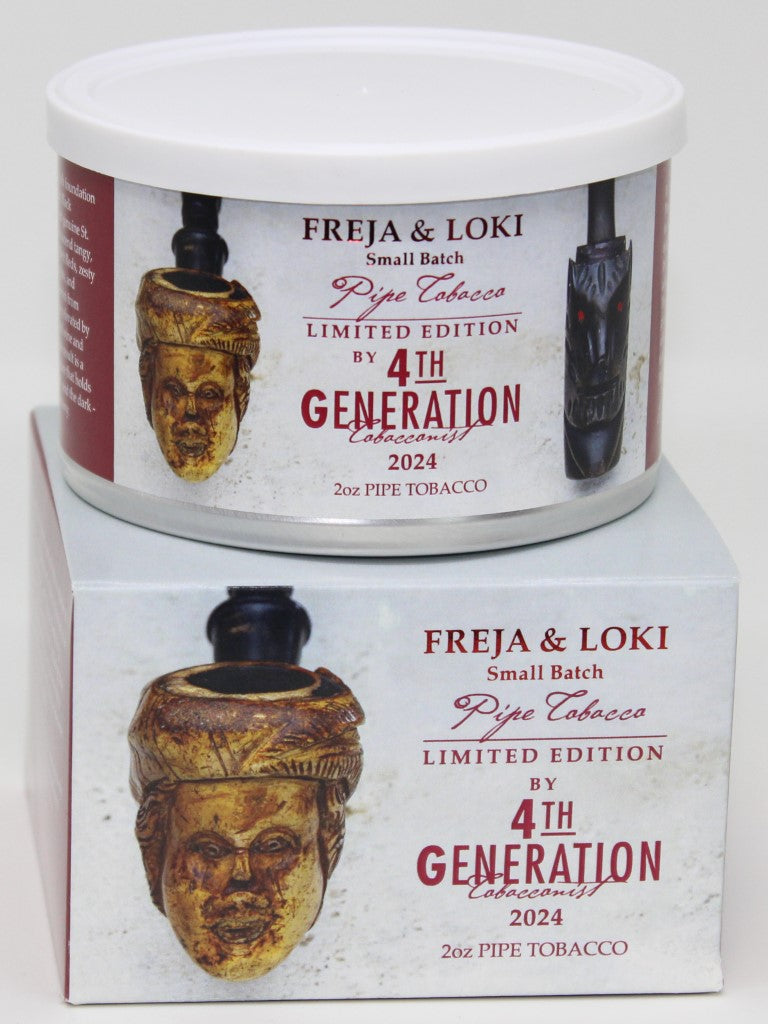 4th Generation Freja & Loki Pipe Tobacco 2 oz Tin