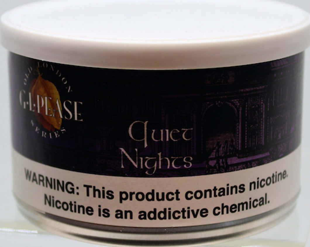 G.L. Pease Quiet Nights 2 oz Tin