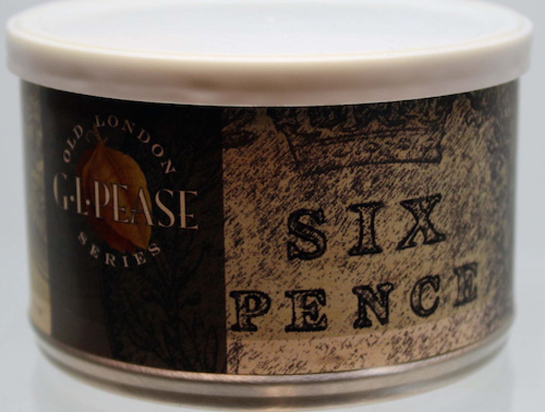 G.L. Pease Six Pence 2 oz Tin