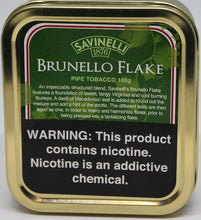 Load image into Gallery viewer, Savinelli Brunello Flake 100g Tin
