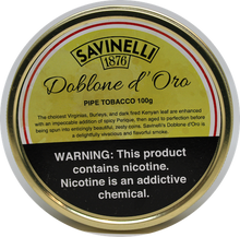 Load image into Gallery viewer, Savinelli Doblone d&#39;Oro 100g Tin
