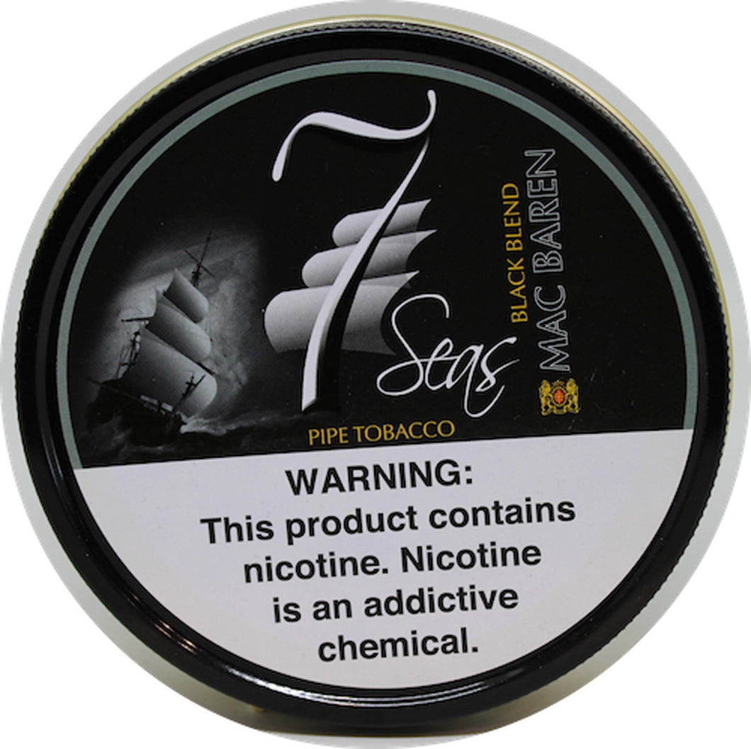 Mac Baren 7 Seas Black 3.5 oz Tin