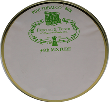 Load image into Gallery viewer, Fribourg &amp; Treyer 34th Mixture 50g Tin
