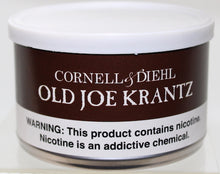 Load image into Gallery viewer, Cornell &amp; Diehl Old Joe Krantz 2 oz Tin
