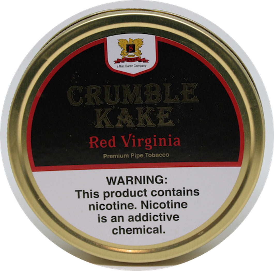 Sutliff Crumble Kake Red Virginia 1.5 oz Tin