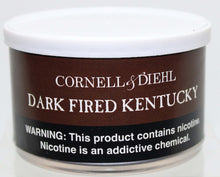 Load image into Gallery viewer, Cornell &amp; Diehl Dark Fired Kentucky 2 oz Tin
