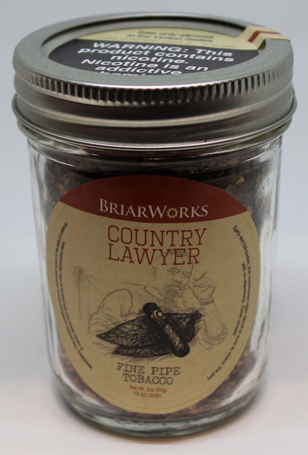 Briarworks Country Lawyer 2 oz Tin